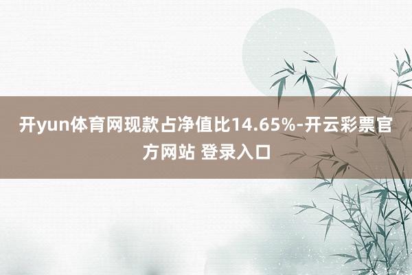 开yun体育网现款占净值比14.65%-开云彩票官方网站 登